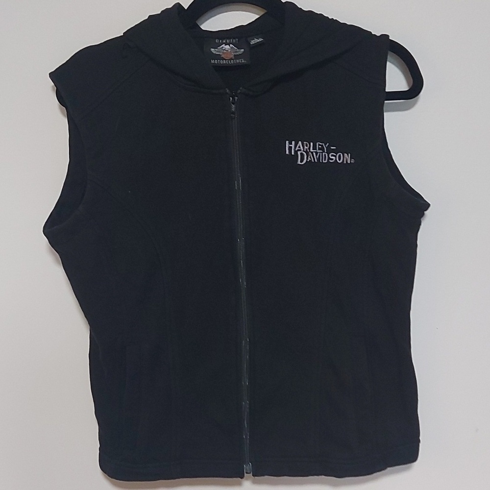 Harley davidsons vest black large